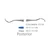 Fogászati műszer Universal Curette Columbia 13-14 Posterior, with stainless steel handle 40  fém nyéllel