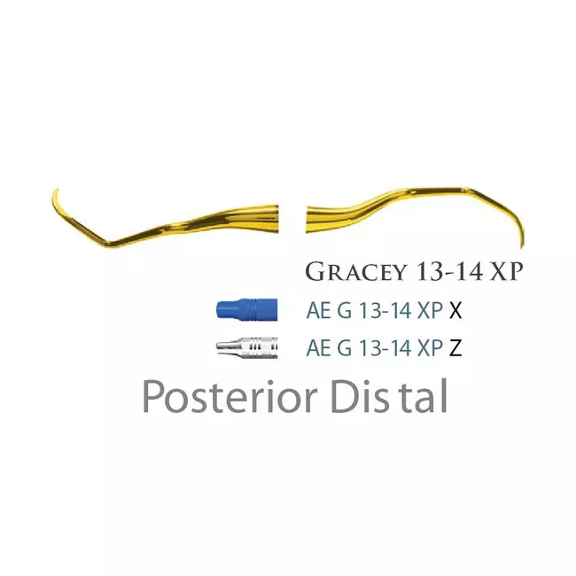 Fogászati műszer Gracey Standard 13-14 Posterior Distal, with plastic handle 26  plasztik nyéllel
