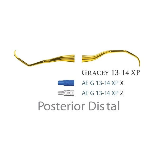 Fogászati műszer Gracey Standard 13-14 Posterior Distal, with plastic handle 26  plasztik nyéllel Fogászati műszer Gracey Standard 13-14 Posterior Distal, with plastic handle 26  plasztik nyéllel