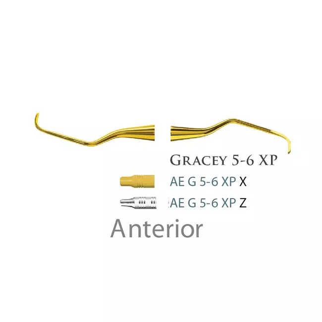 Fogászati műszer Gracey Standard 5-6 Anterior, with plastic handle 26  plasztik nyéllel