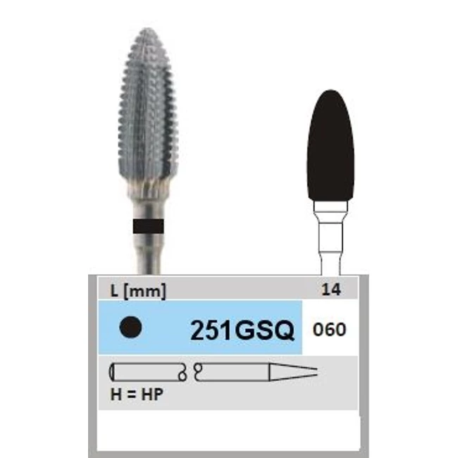 Surface fréz C251GSQ 104 060 Surface fréz C251GSQ 104 060
