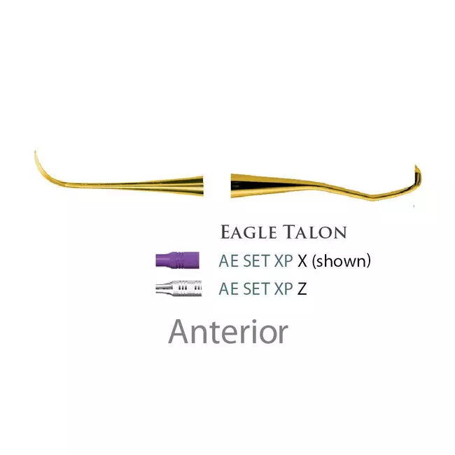 Fogászati műszer XP Scaler Eagle Talon Anterior, acél markolattal