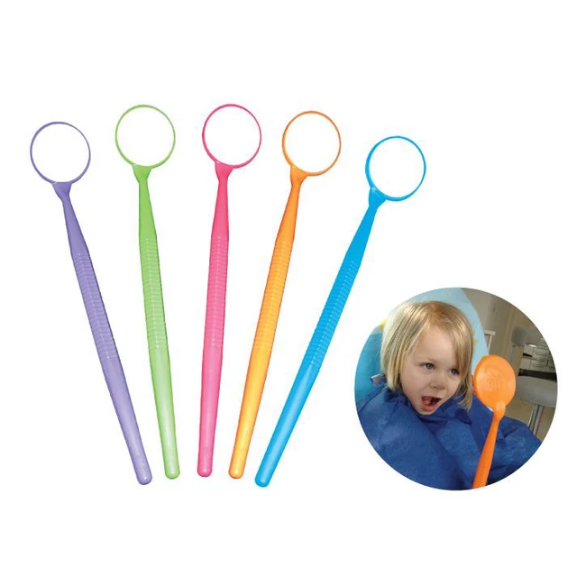 ZIRC Mega fogászati tükör, neonkék