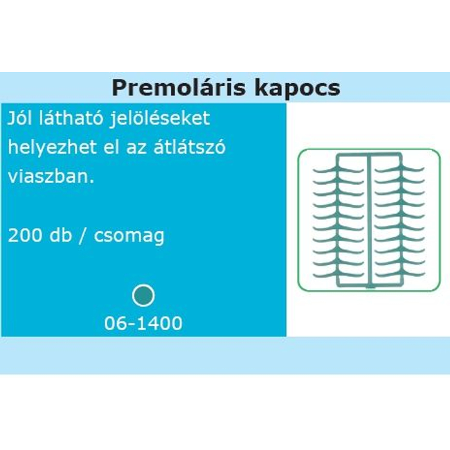 Surface Viasz - Premoláris kapocs (200 db)