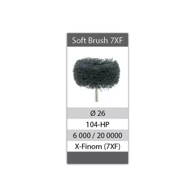 Zermatt Soft Brush 7XF - kidolgozó szivacskefe