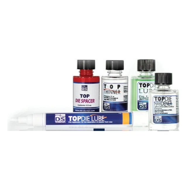 DS Technology Top Kit 4 - Die Spacer Red / Thinner / Die Hardener / Die Lube - csonk kezelő készlet