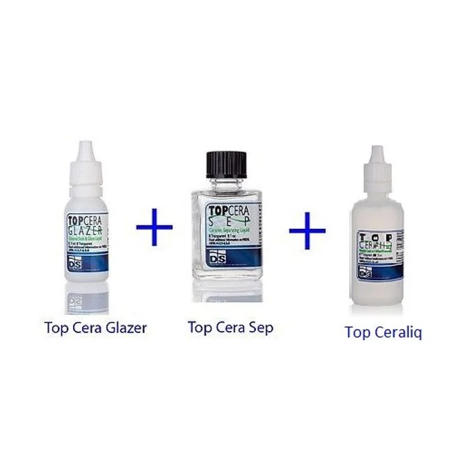 DS Technology Top Kit 5 - Cera Sep / Glazer / Ceraliq - folyadék készlet