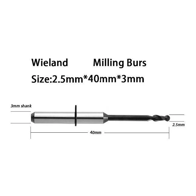 ZircoMill Wieland Select Frézer 2,5 mm