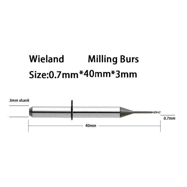 ZircoMill Wieland Select Frézer 0,7 mm