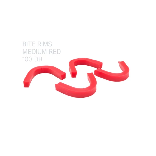 SURFACE Bite Rims Medium red (100 pcs.)
