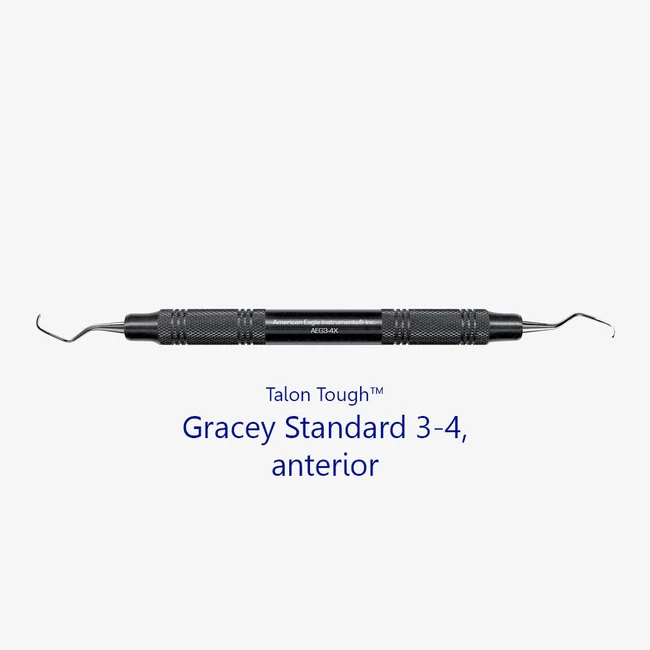 Fogászati műszer Gracey Standard 3-4 Anterior, with plastic handle 38  plasztik nyéllel