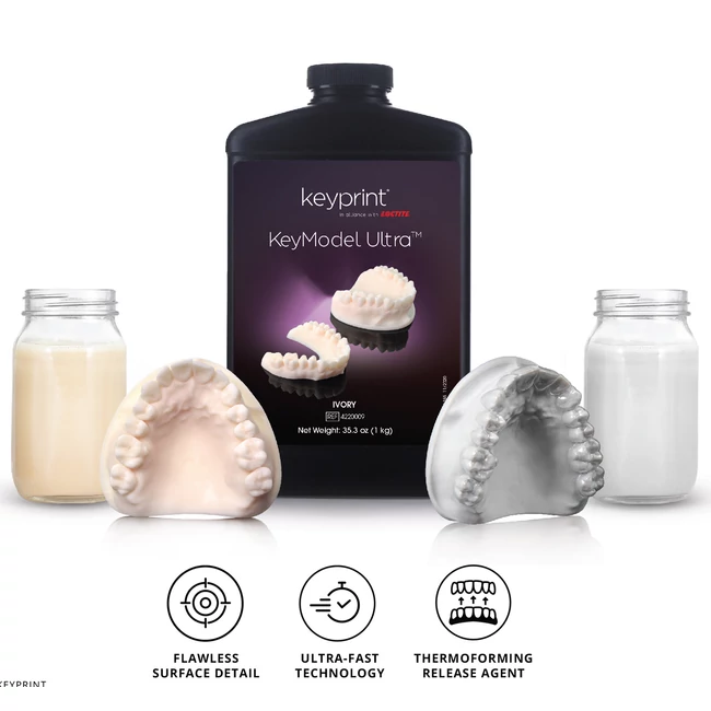 Keystone Keyprint KeyModel Ultra 3D folyadék - Elefántcsont