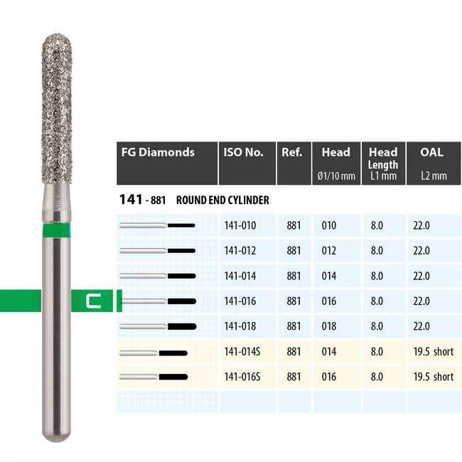 MDT fogászati gyémánt fúrók