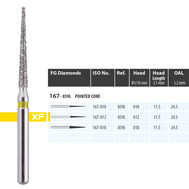 MDT Gyémánt fúró 167-012XF