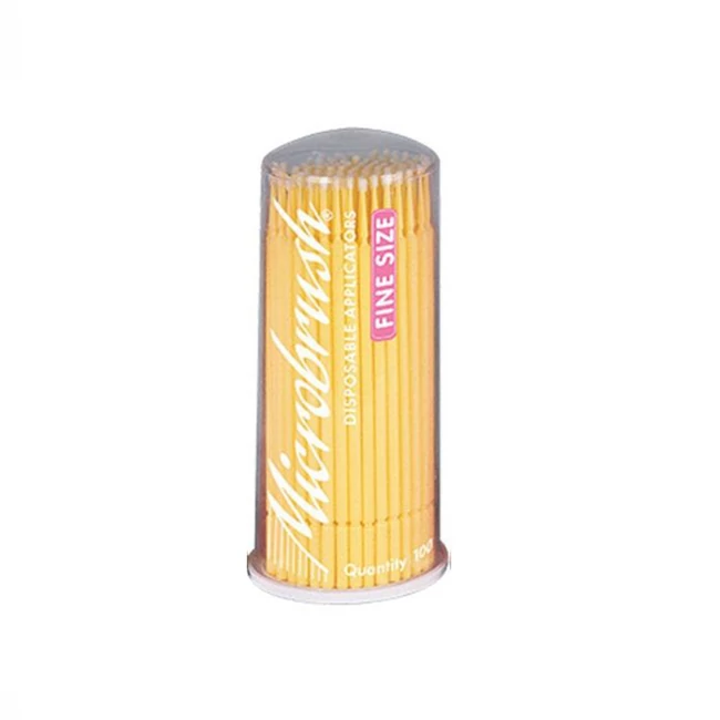 Microbrush M10 Finom applikátor - Sárga 100 db