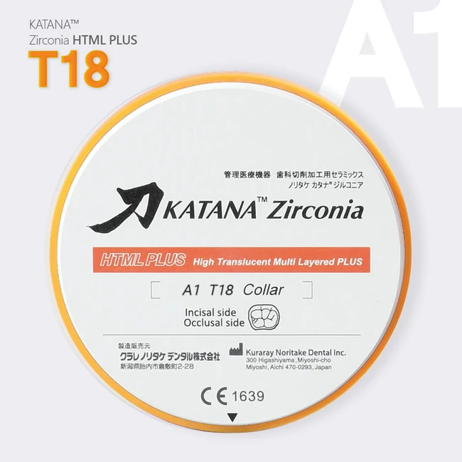 Noritake Katana Zirconia HTML PLUS - A1 - 18mm