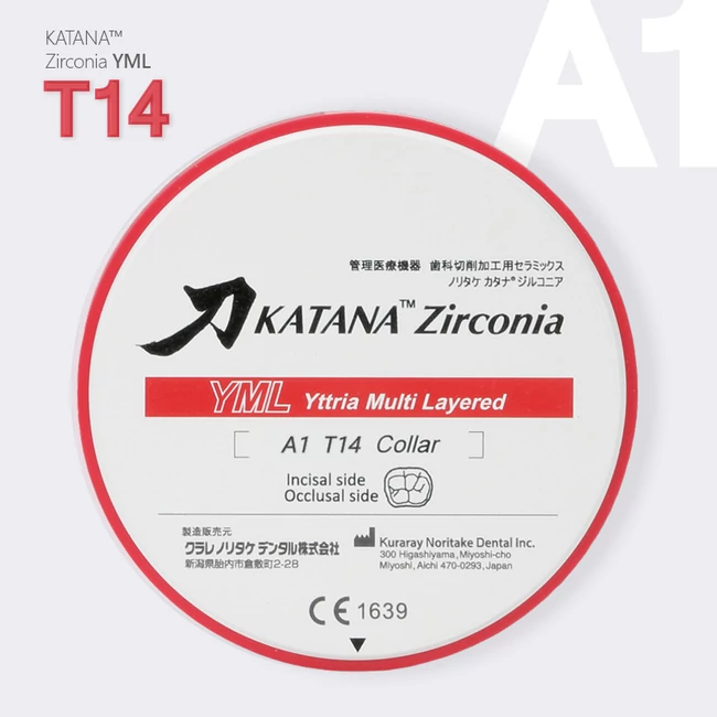 Katana Zirconia YML 14 mm A1