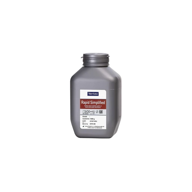 Vertex Rapid Simplified normál polimerizátum akrilát por 3 1000g