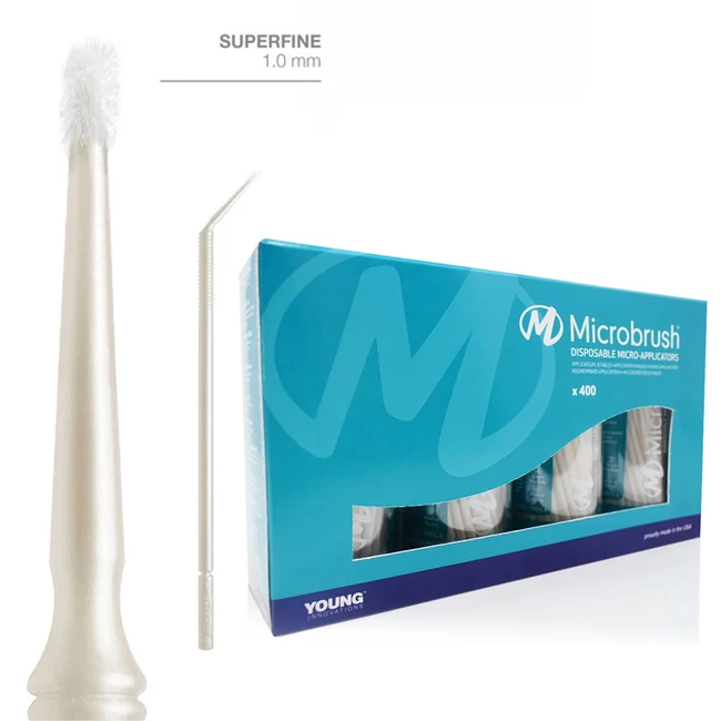 Microbrush® Applicator Tube Series - Superfine - White 4x100 pcs