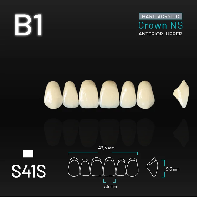 Yamahachi Acryl Crown NS felső metsző B1 S41S