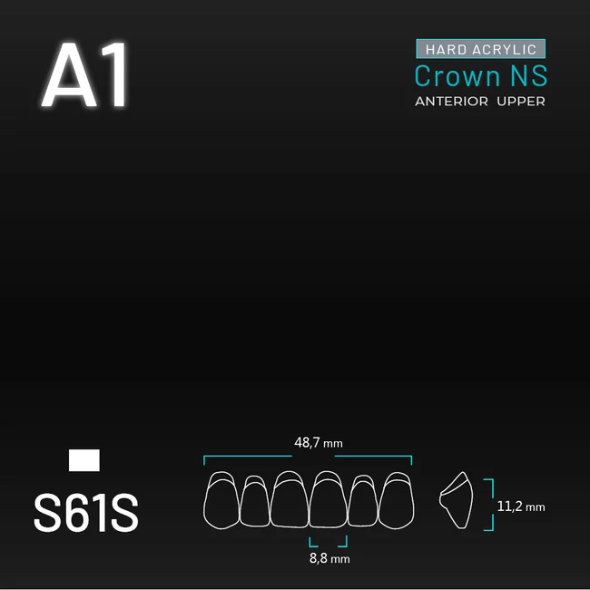 Yamahachi Acryl Crown NS felső metsző A1-S61S