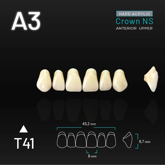 Yamahachi Acryl Crown NS felső metsző A3 T41