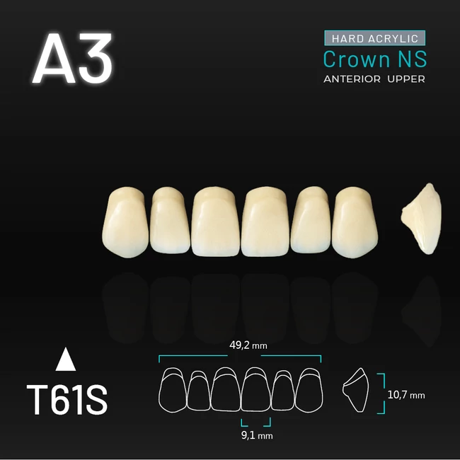Yamahachi Acryl Crown NS felső metsző A3 T61S