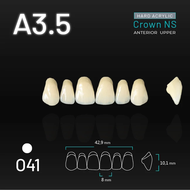 Yamahachi Acryl Crown NS upper anterior A3,5-O41