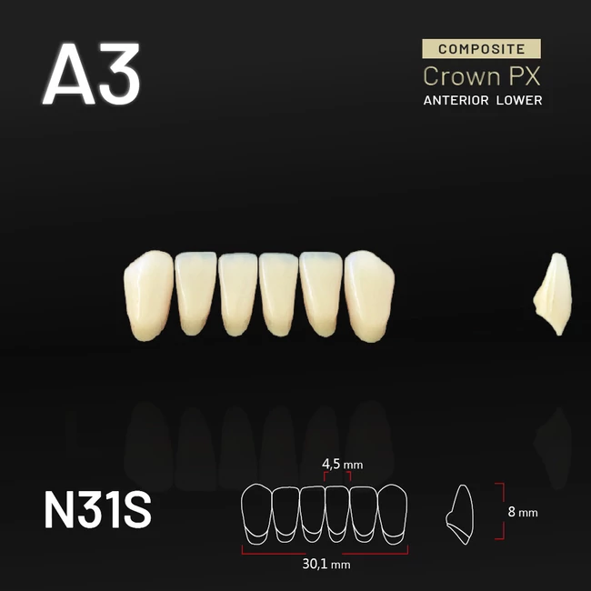 Yamahachi Composit Crown alsó metsző A3 N31S