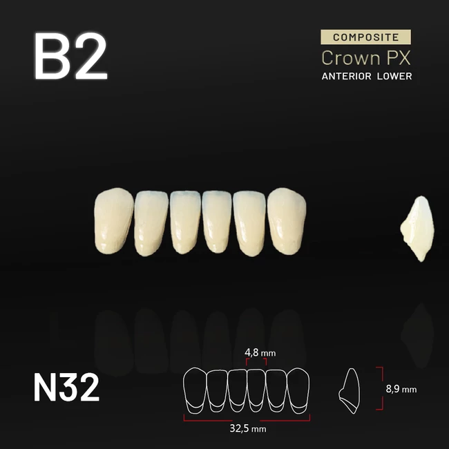 Yamahachi Composit Crown alsó metsző B2 N32