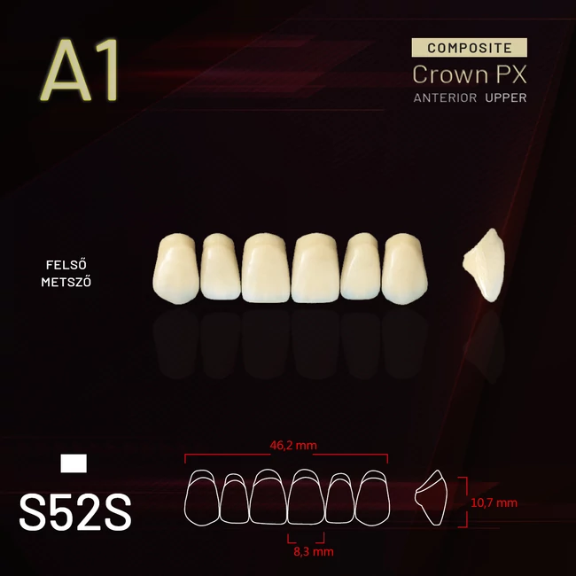 Yamahachi Composit Crown felső metsző A1 S52S