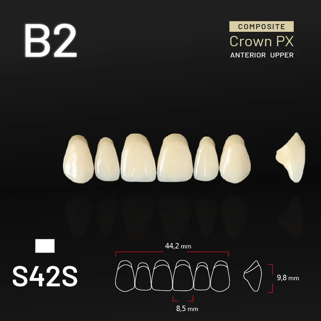 Yamahachi Composit Crown felső metsző B2 S42S