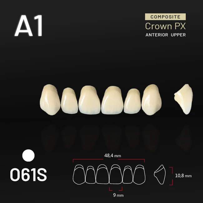 Yamahachi Composit Crown felső metsző A1 O61S