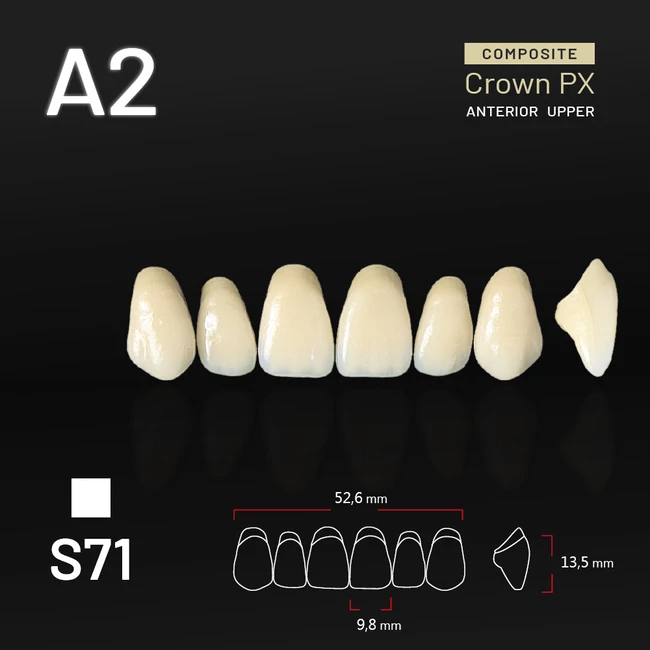 Yamahachi Composit Crown felső metsző A2 S71