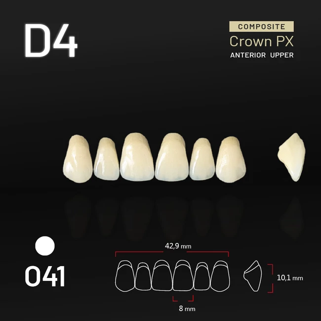 Yamahachi Composit Crown felső metsző D4 O41