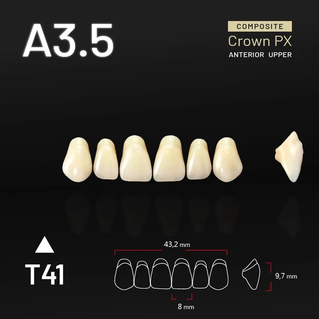 Yamahachi Composit Crown felső metsző A3,5-T41