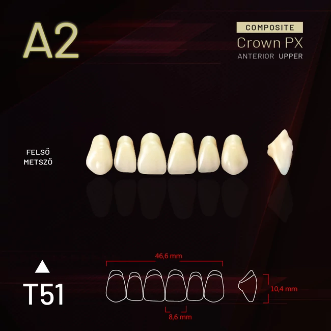 Yamahachi Composit Crown felső metsző A2 T51