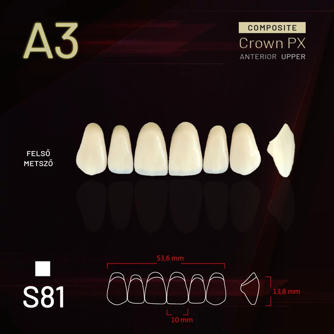 Yamahachi Composit Crown felső metsző A3 S81