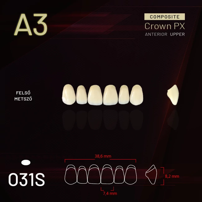 Yamahachi Composit Crown felső metsző A3 O31S