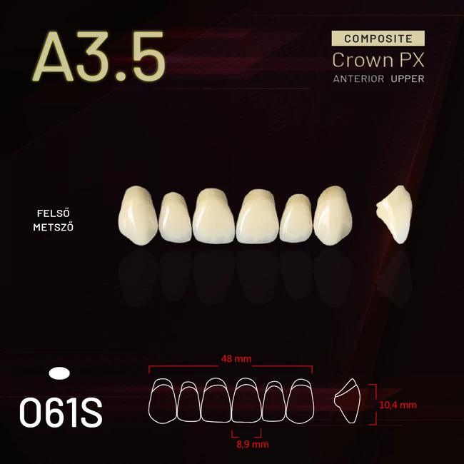 Yamahachi Composit Crown felső metsző A3,5 O61S