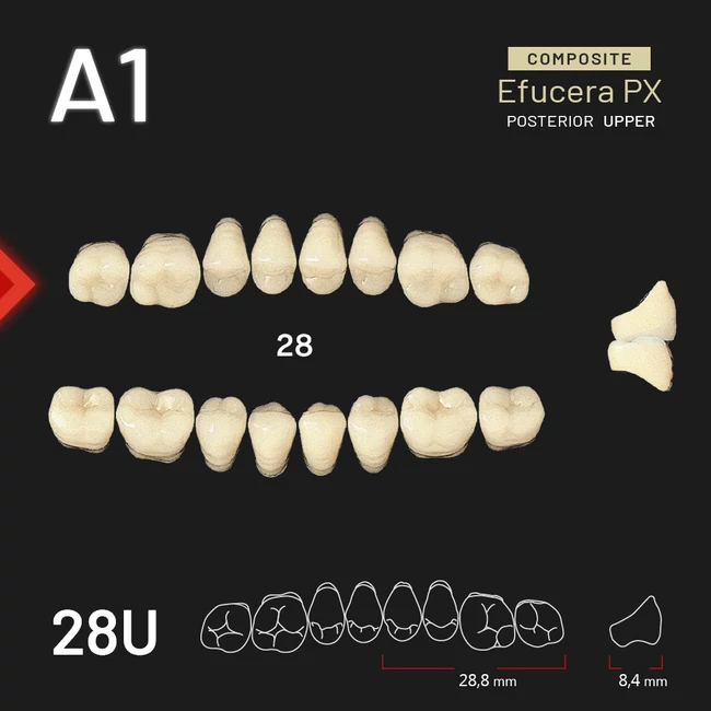 Yamahachi Composit EFUCERA felső rágó A1 28U