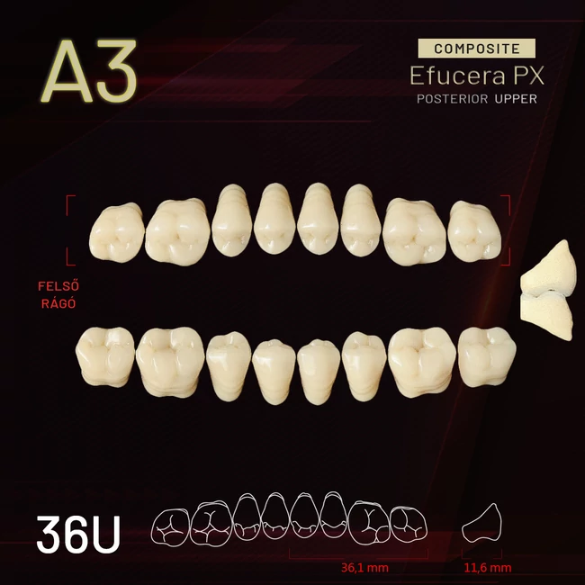 Yamahachi Composit EFUCERA felső rágó A3 36U