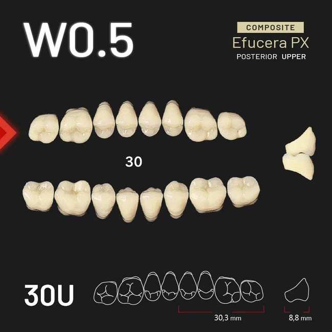 Yamahachi Composit Efucera PX upper posterior W0,5-30U