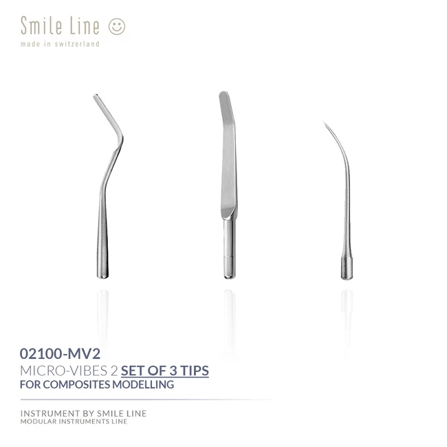 Micro-Vibes 2 Set of 3 Tips For Composites Modelling