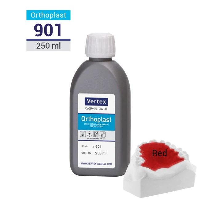 Vertex Orthoplast 901 Red 250 ml