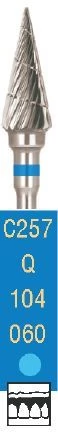 Surface fréz C257Q 104 060