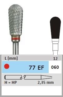 Surface fréz C77EF 104 060