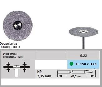 Surface gyémánt szeparáló H 358C 220