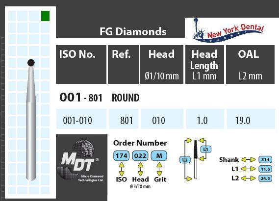 MDT Gyémánt Fúró Gömb 001-010C
