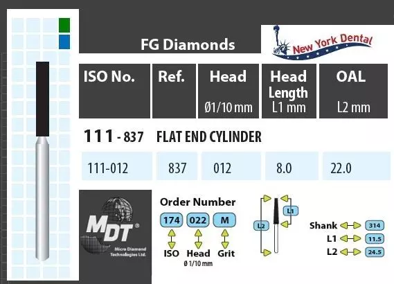 MDT Turbina gyémánt, henger 111-012M